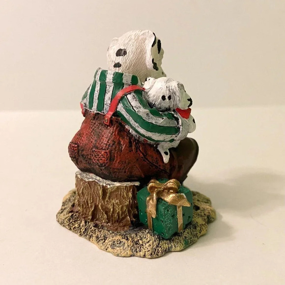 Dalmation  with Puppy Bobble Head Dog Figure 3 Inch Tall Innovation - Picture 3 of 11